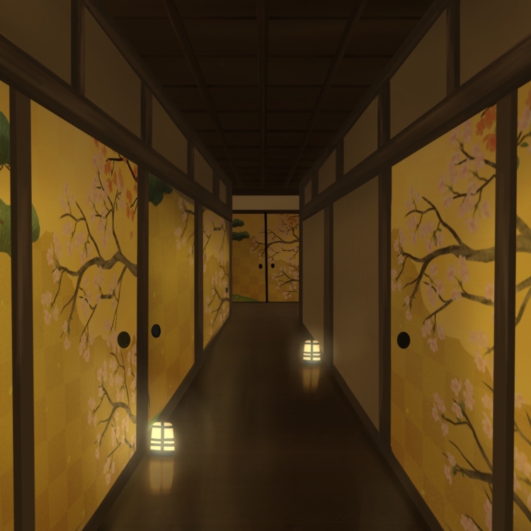 花魁のいる遊郭の一…