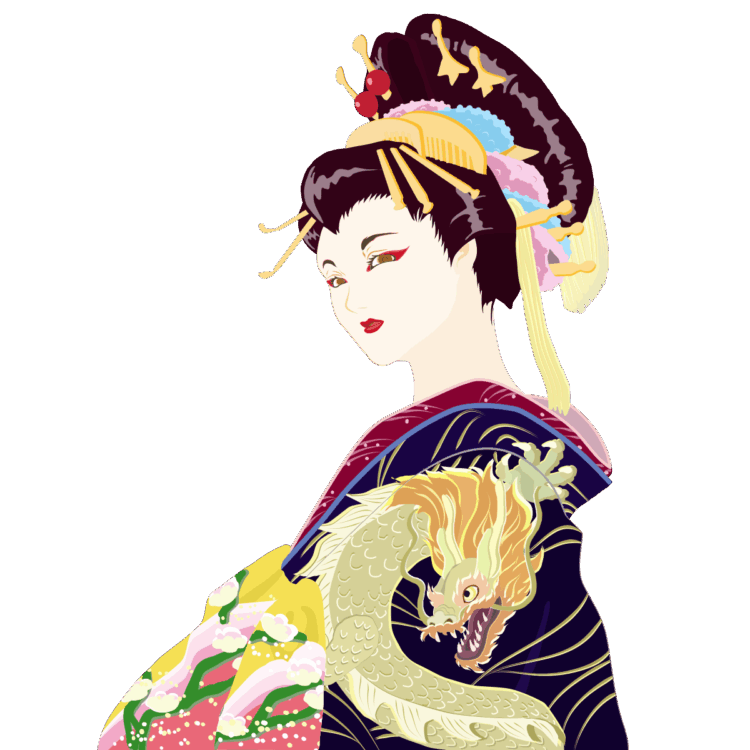 花魁が出てくるドラ…